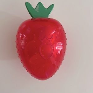 Strawberry makeup sponge holder